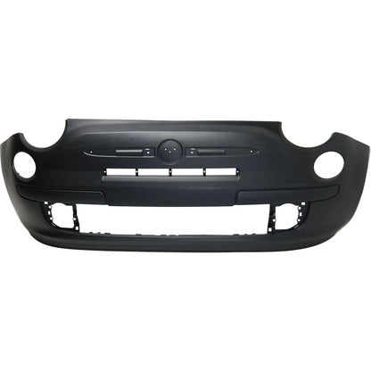 Primed Bumper Cover Fascia Front FI1000100 1RZ45TZZAB Replacement For Fiat 500 2012 2013 2014 2015 2016 2017 Primed
