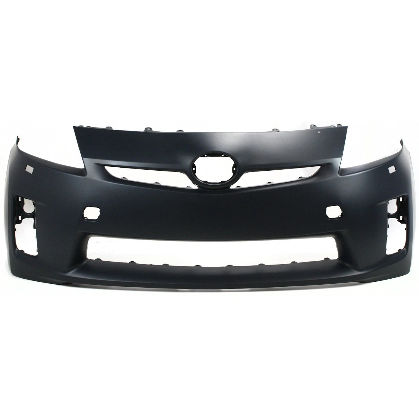 Primed Front Bumper Cover 5211947919 TO1000361 Replacement For Toyota Prius 2010 2011 with Fog Lamp Holes Primed