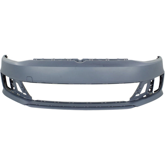Primed Front Bumper Cover 5C6807217JGRU VW1000203 Replacement For Volkswagen Jetta 2015 GLI Model Sedan Primed