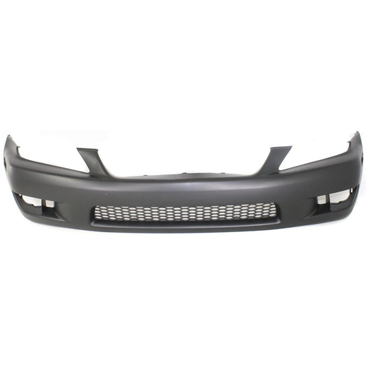 Primed Front Bumper Cover 5211953903 LX1000121 Replacement For Lexus IS300 2001 2002 2003 2004 2005 with Fog Lamp Holes Primed