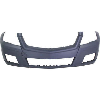 Primed Bumper Cover 2048851425 MB1000331 Replacement For Mercedes Benz GLK350 2010 2011 2012 Front Primed Plastic with Fog Light Holes