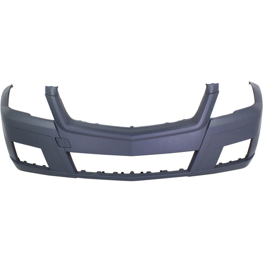 Primed Bumper Cover 2048851425 MB1000331 Replacement For Mercedes Benz GLK350 2010 2011 2012 Front Primed Plastic with Fog Light Holes