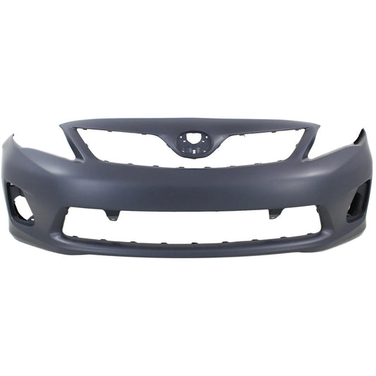 Primed Front Bumper Cover 5211903901 TO1000372 Replacement For Toyota Corolla Base 2011 2012 2013 CE LE USA Built