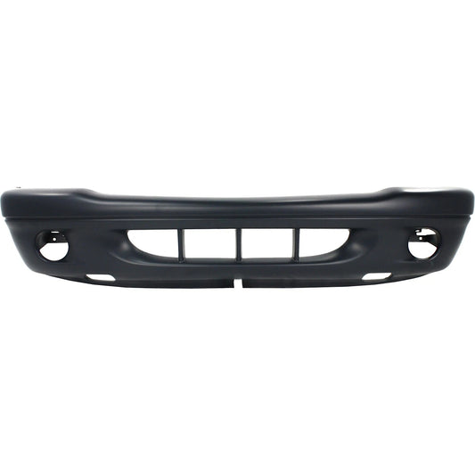 Primed Front Bumper Cover 5083107AA CH1000309 Replacement For Dodge Dakota Durango 2001 2002 with Fog Lamp Holes Primed
