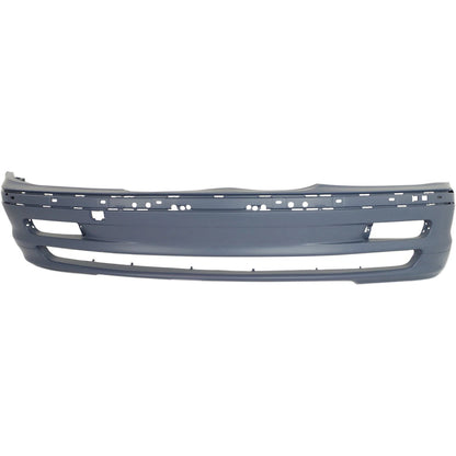 Primed Front Bumper Cover 51118195284 BM1000126 Replacement For BMW 323i 1999 2000 with Fog Lamp Holes 325i 2001 Primed