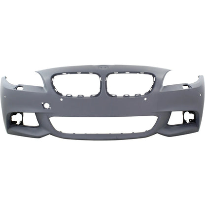 Primed Bumper Cover Fascia Front BM1000256N 51118048672 Replacement For BMW 528i 535i 550i 2011 2012 2013 Sedan Primed