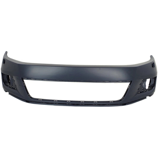 Primed Bumper Cover Fascia Front VW1000213 5N0807217EPGRU Replacement For Volkswagen Tiguan 2012 2013 2014 2015 2016 2017 2018 Primed