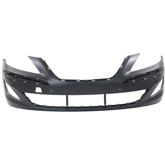 Primed Primed Bumper Cover Fascia Front HY1000198 865403M510 Replacement For Hyundai Genesis 2011 2012 2013 2014