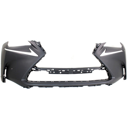 Primed Front Bumper Cover 5211978912 LX1000301 Replacement For Lexus NX200t 2015 2016 2017 Primed with Parking Aid Sensor Holes
