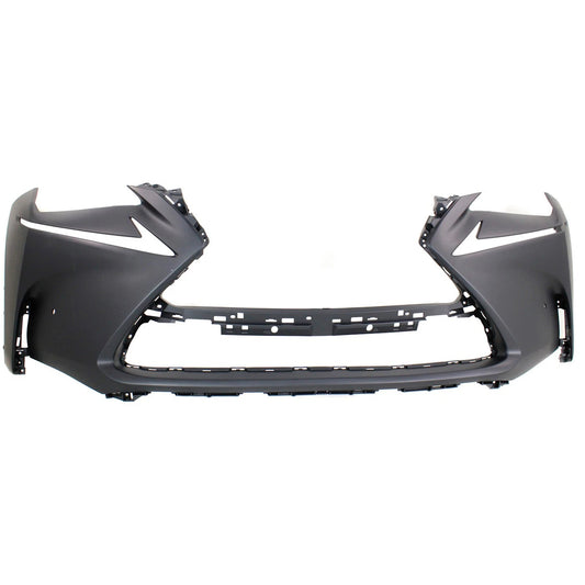 Primed Front Bumper Cover 5211978912 LX1000301 Replacement For Lexus NX200t 2015 2016 2017 Primed with Parking Aid Sensor Holes