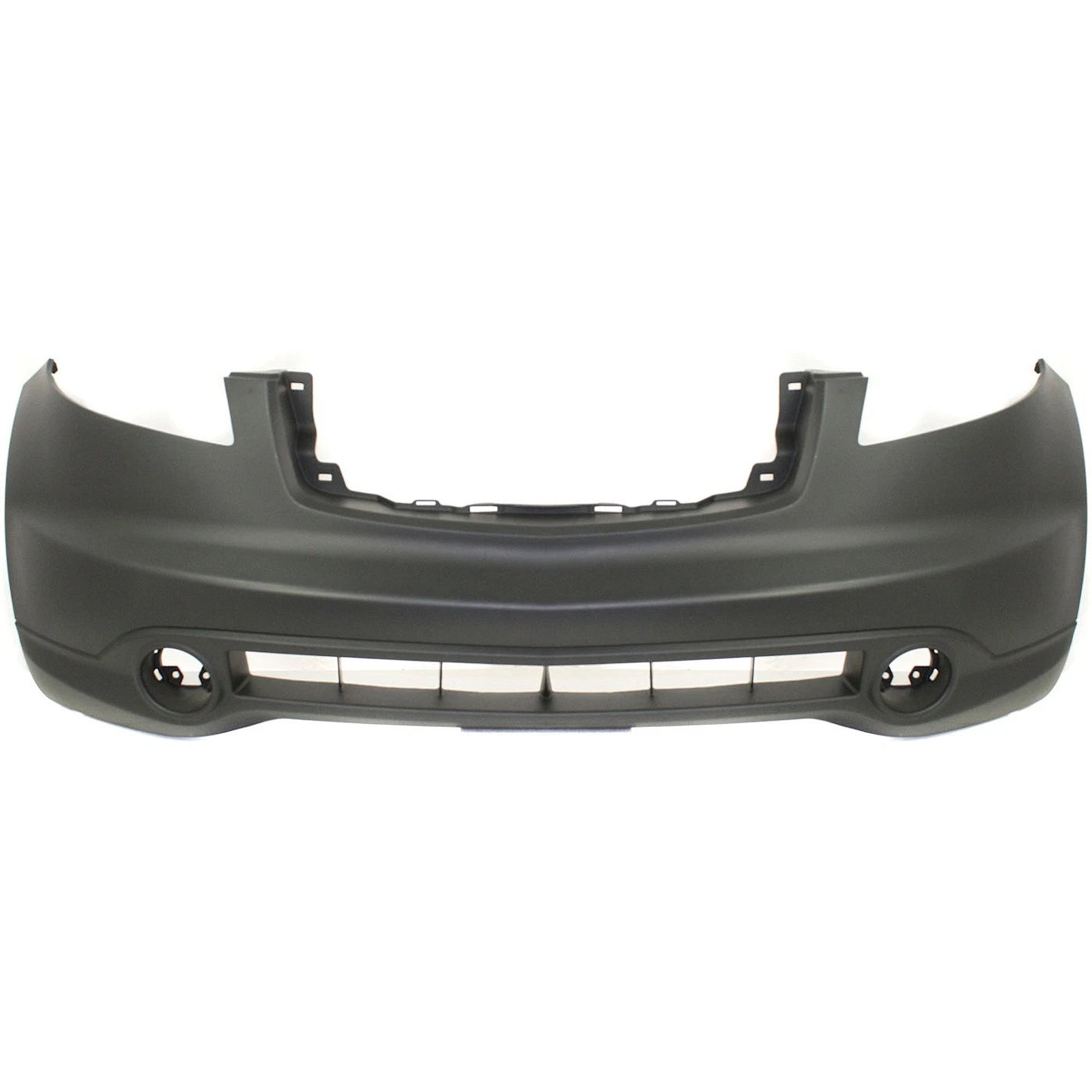 Primed Front Bumper Cover F2M22CG040 IN1000127 Replacement For Infiniti FX35 FX45 2003 2004 2005 with Fog Lamp Holes Primed