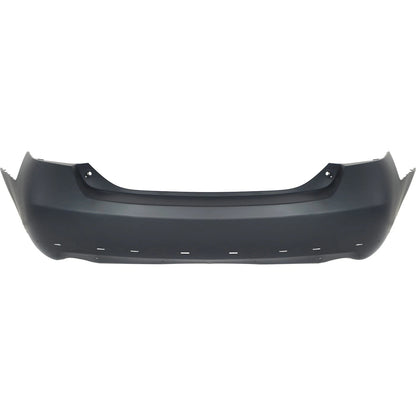 Primed Bumper Cover 5215906951 TO1100246 Replacement For Toyota Camry 2007 2008 2009 2010 2011 Rear Primed With Dual Exhaust Holes