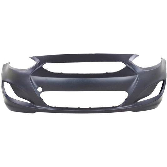 Primed Bumper Cover Primed 865111R010 HY1000201 Replacement For Hyundai Accent 2014 2015 2016 2017 Front