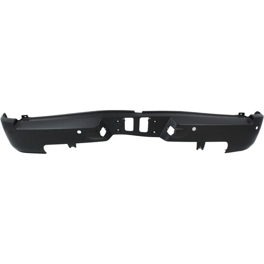 Primed Rear Bumper Cover 521590C904 TO1100257 Replacement For Toyota Tundra 2007 2008 2009 2010 2011 2012 2013 with Park Sensor Holes Primed