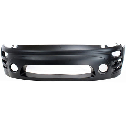 Primed Front Bumper Cover 6400B280 MI1000282 Replacement For Mitsubishi Eclipse 2002 2003 2004 2005 with Fog Lamp Holes Primed
