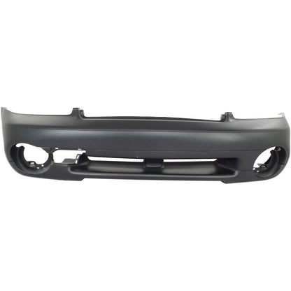 Primed Front Bumper Cover 57704AE05A SU1000133 Replacement For Subaru Outback 2000 2001 2002 Primed with Fog Light Holes
