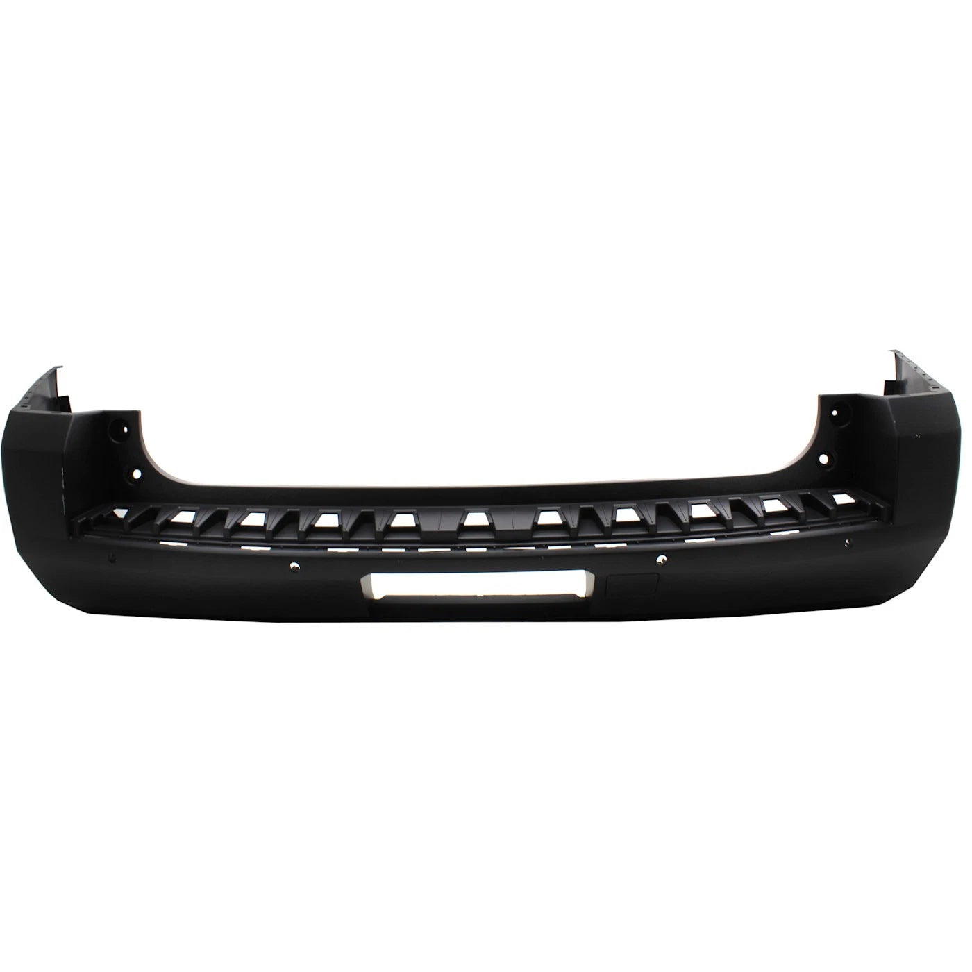 Primed Rear Bumper Cover Fascia 23324499 GM1100943 Replacement For Chevy Suburban 2015 2016 with Parking Aid Sensor Holes Primed
