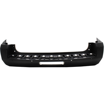 Primed Rear Bumper Cover Fascia 23324499 GM1100943 Replacement For Chevy Suburban 2015 2016 with Parking Aid Sensor Holes Primed