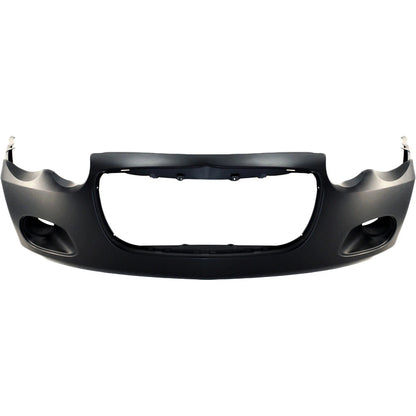 Primed Front Bumper Cover 4805896AB CH1000404 Replacement For Chrysler Sebring 2004 2005 Sedan Replacement For Dodge Stratus 2006 with Fog Lamp Holes Primed