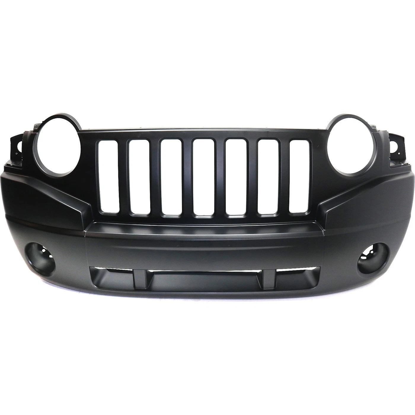 Primed Front Bumper Cover 68002271AC CH1000905 Replacement For Jeep Compass 2007 2008 2009 2010 Primed with Fog Lamp Holes