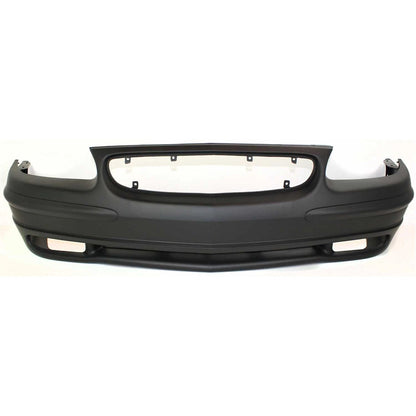 Primed Front Bumper Cover 12369158 GM1000541 Replacement For Buick Regal 1997 1998 1999 2000 2001 2002 2003 2004 with Fog Lamp Holes Primed
