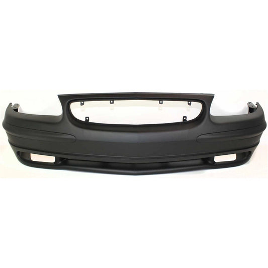 Primed Front Bumper Cover 12369158 GM1000541 Replacement For Buick Regal 1997 1998 1999 2000 2001 2002 2003 2004 with Fog Lamp Holes Primed