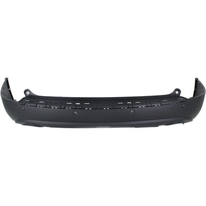 Primed Bumper Cover 25992108 GM1100810 Replacement For Buick Enclave 2008 2009 2010 2011 2012 Rear with Parking Aid Sensor Holes Primed