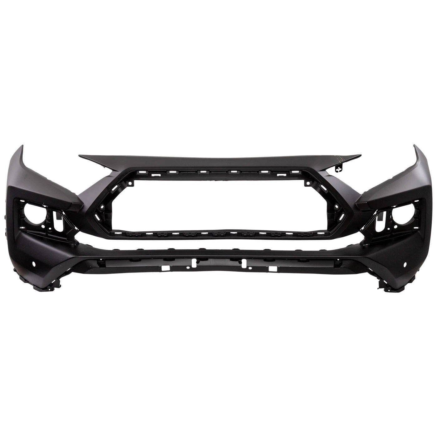 Primed Bumper Cover Fascia 521190R922 TO1000454 Replacement For Toyota RAV4 2019 2020 2021 2022 2023 2024 Front Parking Aid Holes US Built Primed
