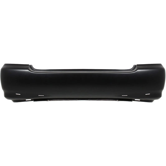 Primed Bumper Cover 5215902912 TO1100209 Replacement For Toyota Corolla 2003 2004 2005 2006 2007 2008 S XRS Rear with Spoiler Holes Primed