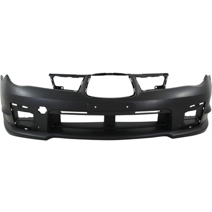 Primed Bumper Cover Fascia Front 55504FE020 SU1000155 Sedan Replacement For Subaru Impreza 2006 2007 Primed