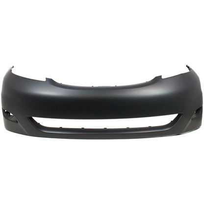 Primed Front Bumper Cover 52119AE904 TO1000323 Replacement For Toyota Sienna 2006 2007 2008 2009 2010 with Fog Lamp Holes Primed