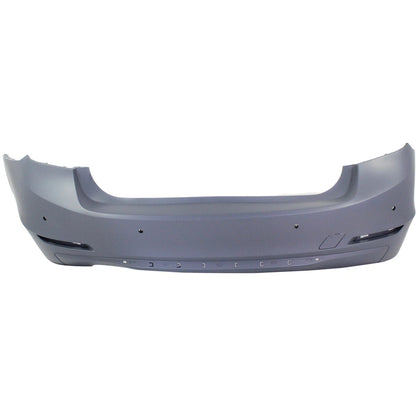 Primed Bumper Cover Fascia Rear 51127312734 BM1100240 Replacement For BMW 328i xDrive 2013 2014 2015 Primed