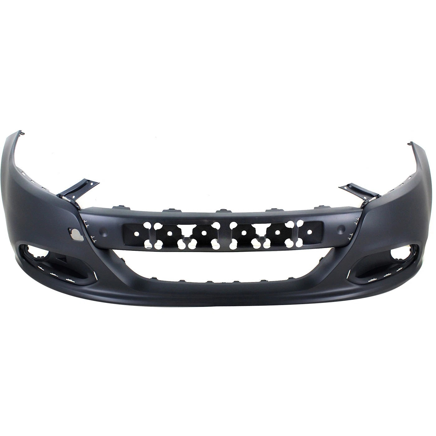 Primed Front Bumper Cover 1TS71TZZAF CH1000A09 Replacement For Dodge Dart 2013 2014 2015 2016 with Fog Lamp Holes Primed