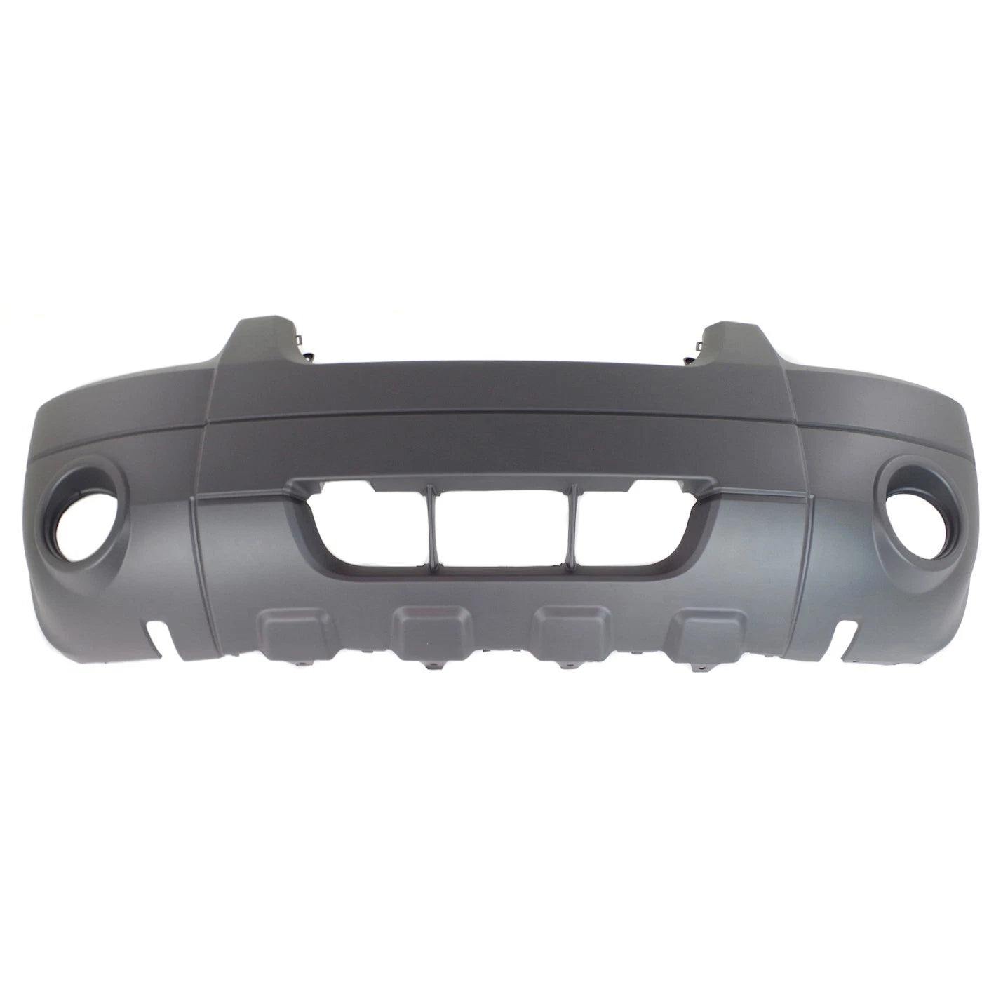 Textured Front Bumper Cover 5L8Z17D957BAA FO1000571 Replacement For Ford Escape 2005 2006 2007 with Fog Lamp Holes Textured