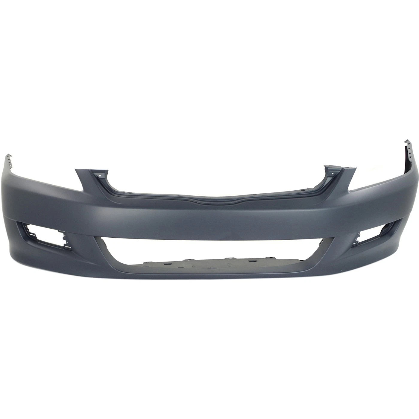 Primed Front Bumper Cover 04711SDNA81ZZ HO1000234 Replacement For Honda Accord 2006 2007 Coupe with Fog Lamp Holes Primed