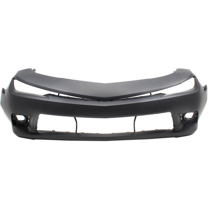 Primed Bumper Cover Fascia Front 22997721 GM1000964 Replacement For Chevy Camaro 2014 2015 Primed