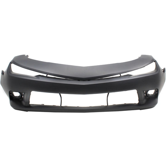 Primed Bumper Cover Fascia Front 22997721 GM1000964 Replacement For Chevy Camaro 2014 2015 Primed