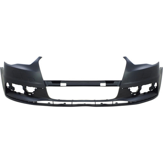 Primed Bumper Cover Fascia Front 8V5807065GRU AU1000218 Replacement For Audi A3 Quattro 2015 2016 Primed