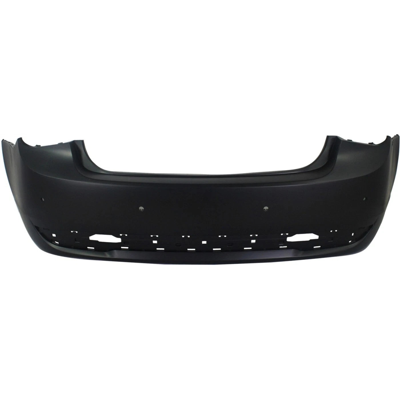 Primed Bumper Cover 95217523 GM1100873 Replacement For Chevrolet Cruze 2011 2012 2013 2014 2015 2016 with Parking Aid Sensor Holes Rear Primed