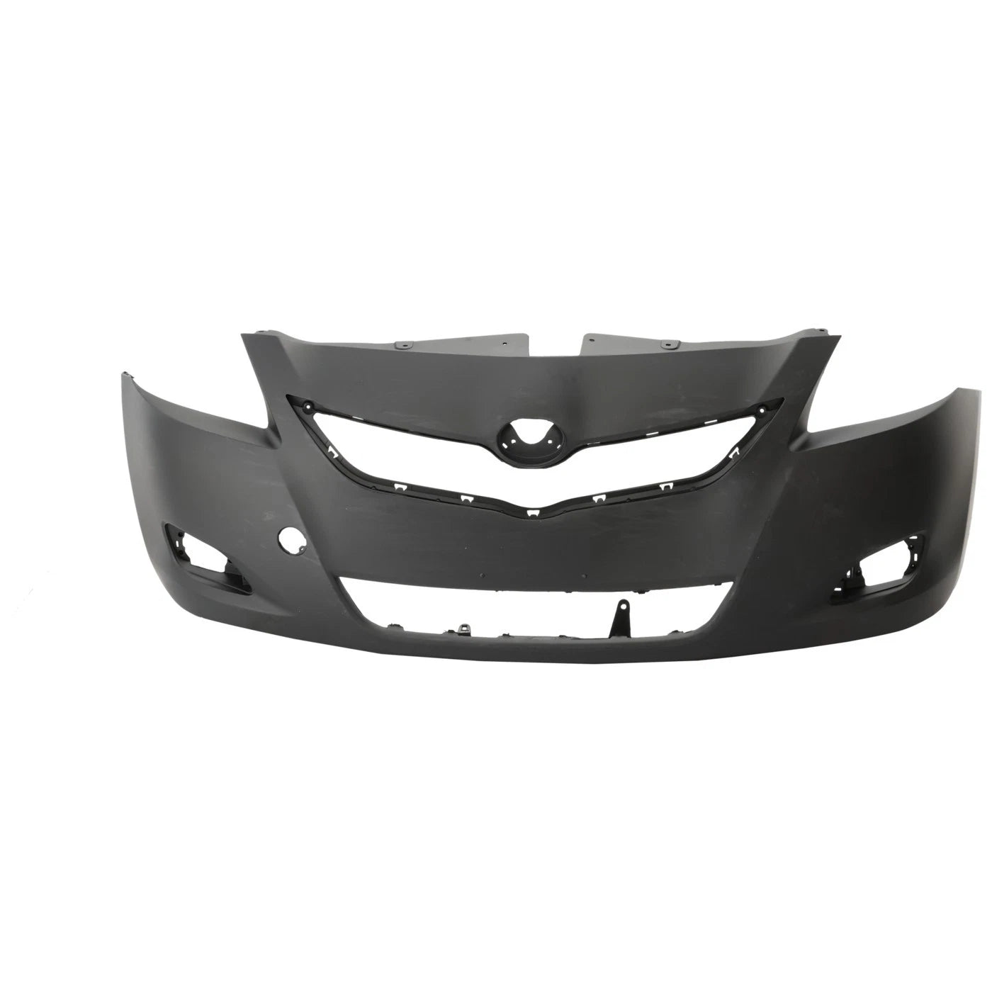 Primed Front Bumper Cover 5211952934 TO1000321 Replacement For Toyota Yaris 2007 2008 2009 2010 2011 2012 Sedan with Fog Lamp Holes Primed