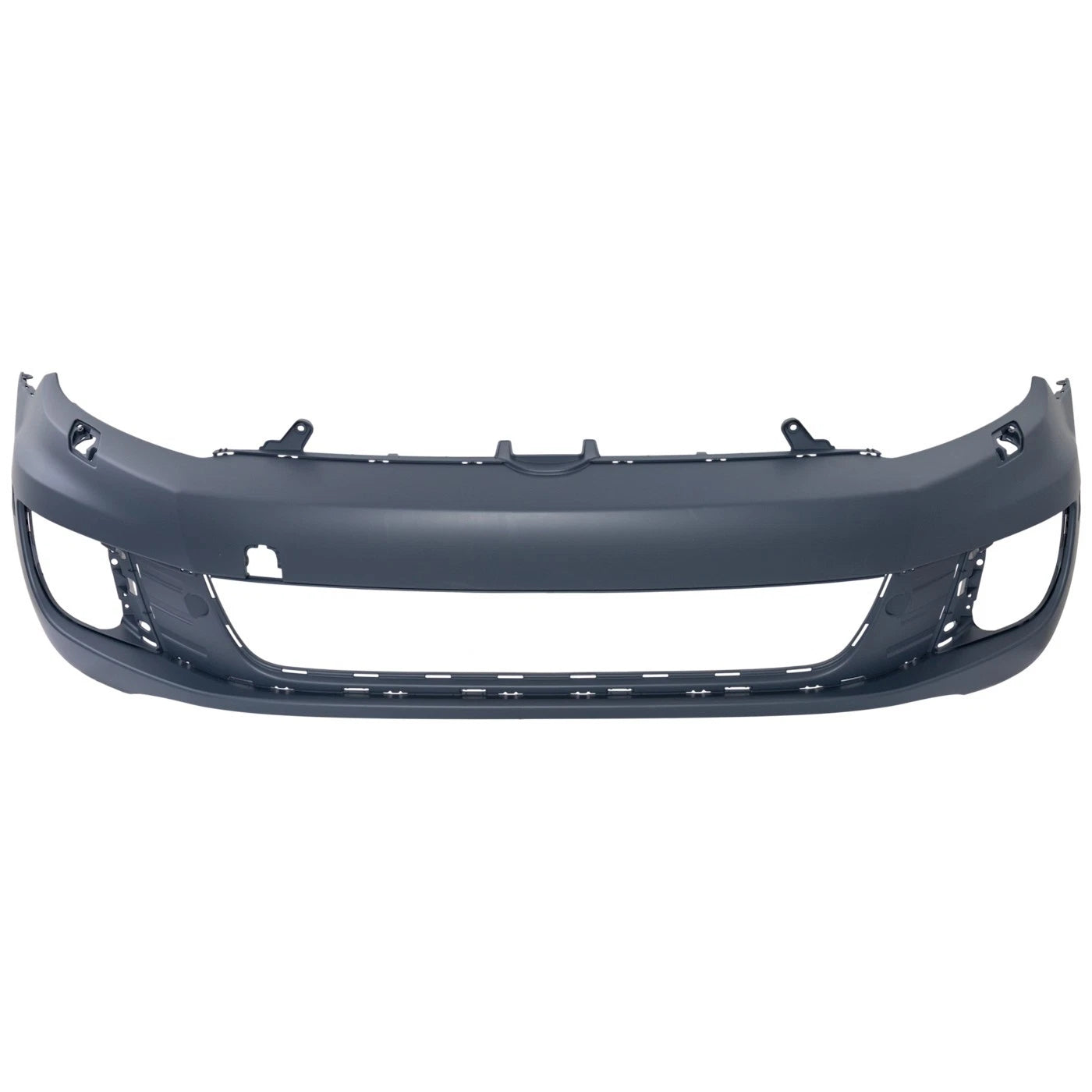 Primed Front Bumper Cover 5K0807217CFGRU VW1000185 Replacement For Volkswagen Golf 2010 2011 2012 2013 2014 Replacement For GTI 2010-2014 With Headlight Washer Holes Primed