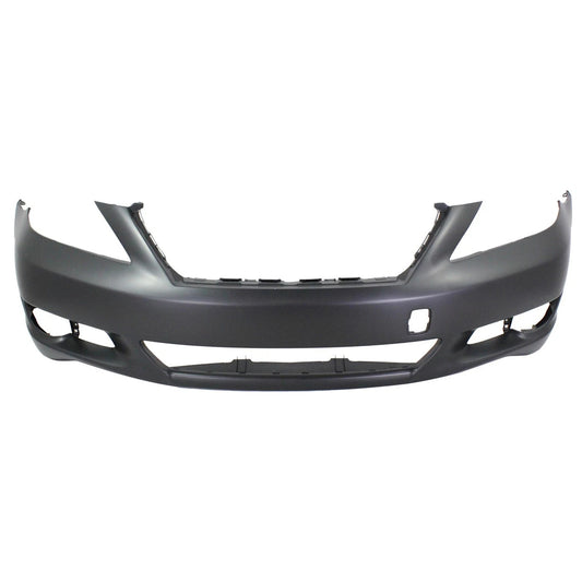 Primed Bumper Cover 5211950997 LX1000204 Replacement For Lexus LS460 2010 2011 2012 Base L Models Front Primed With Fog Light Holes
