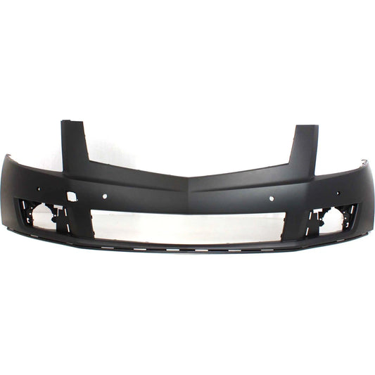 Primed Front Upper Bumper Cover 20847176 GM1000916 Replacement For Cadillac SRX 2010 2011 2012 Primed with Park Sensor Holes