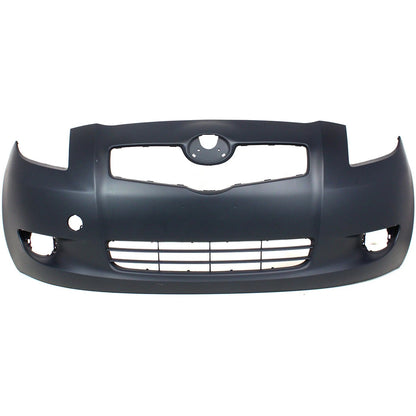 Primed Bumper Cover Fascia 5211952925 TO1000325 Replacement For Toyota Yaris 2007 2008 Hatchback Front