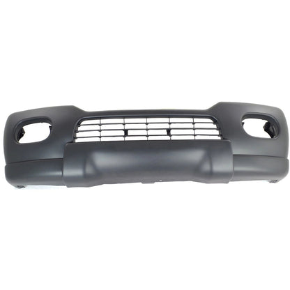 Primed Front Bumper Cover MR496687 MI1000270 Replacement For Mitsubishi Montero 2000 2001 2002 2003 2004 Sport with Fog Lamp Holes Primed