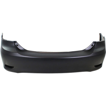 Primed Rear Bumper Cover 5215902977 TO1100287 Replacement For Toyota Corolla 2011 2012 2013 Base CE LE North America Built Primed