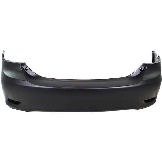 Primed Rear Bumper Cover 5215902977 TO1100287 Replacement For Toyota Corolla 2011 2012 2013 Base CE LE North America Built Primed