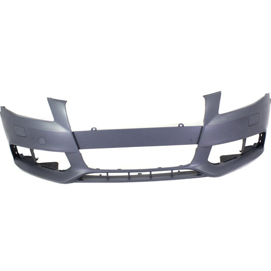 Primed Bumper Cover 8K0807105AGRU AU1000160 Replacement For Audi A4 Quattro A4 2009 2010 2011 2012 Primed Front