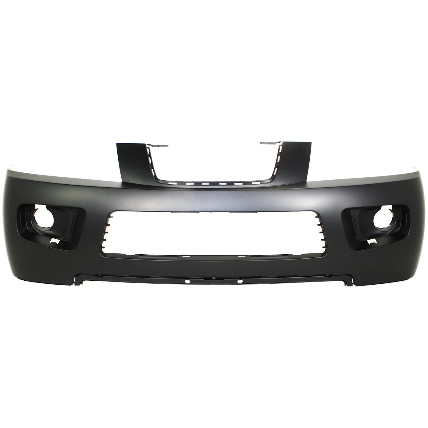 Primed Front Upper Bumper Cover 15793219 GM1014100 Replacement For Saturn Vue 2006 2007 with Fog Lamp Holes Primed