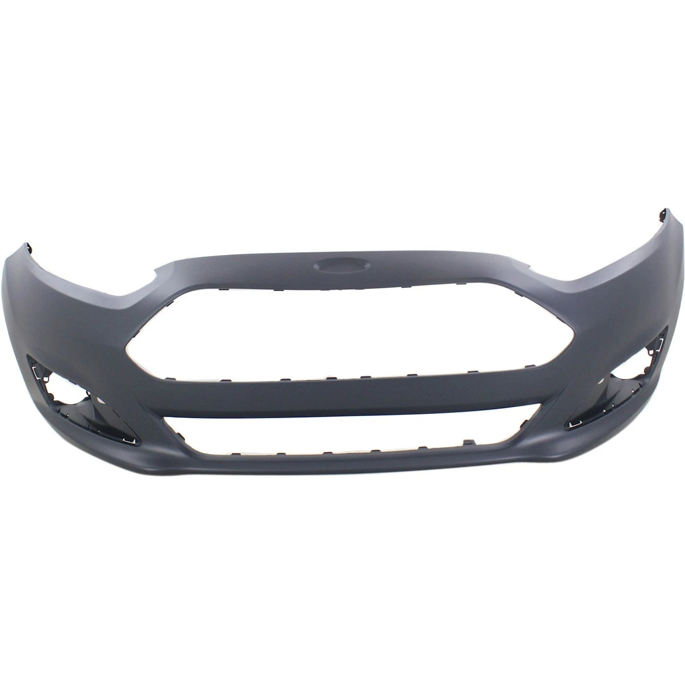 Primed Primed Front Bumper Cover D2BZ17757AB FO1000693 Replacement For Ford Fiesta 2014 2015 2016 2017 2018 2019 Sedan Hatchback With Fog Light Holes
